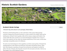Tablet Screenshot of historicscottishgardens.co.uk